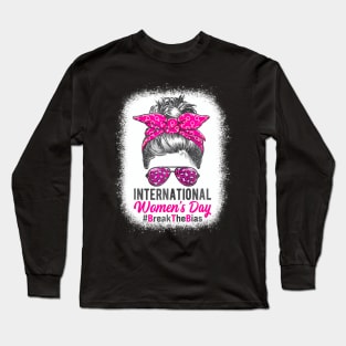 International Womens Day 2024 Break The Bias 8 March 2024 Long Sleeve T-Shirt